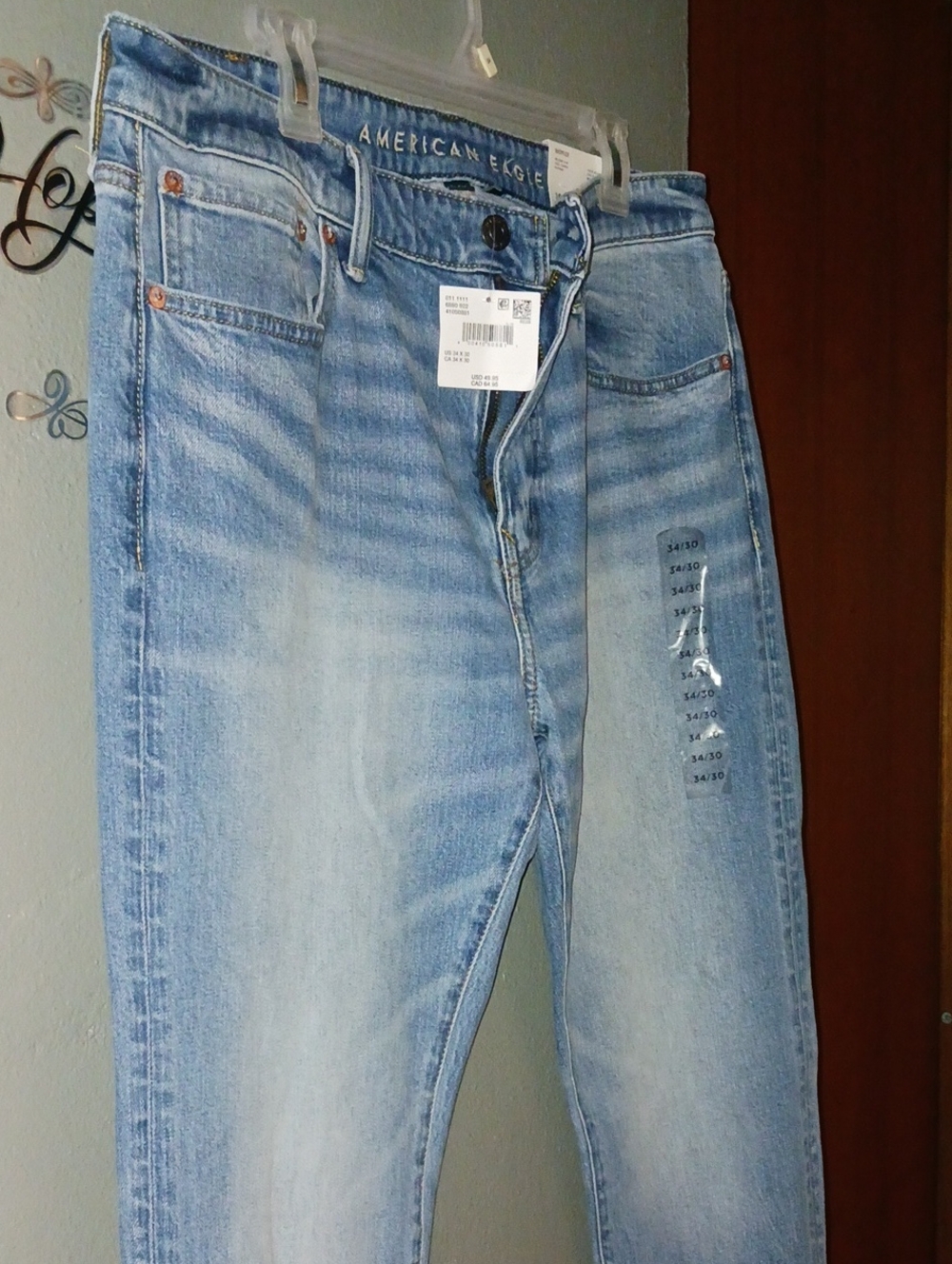 American Eagle Outfitters Light Wash Slim Men's Jeans